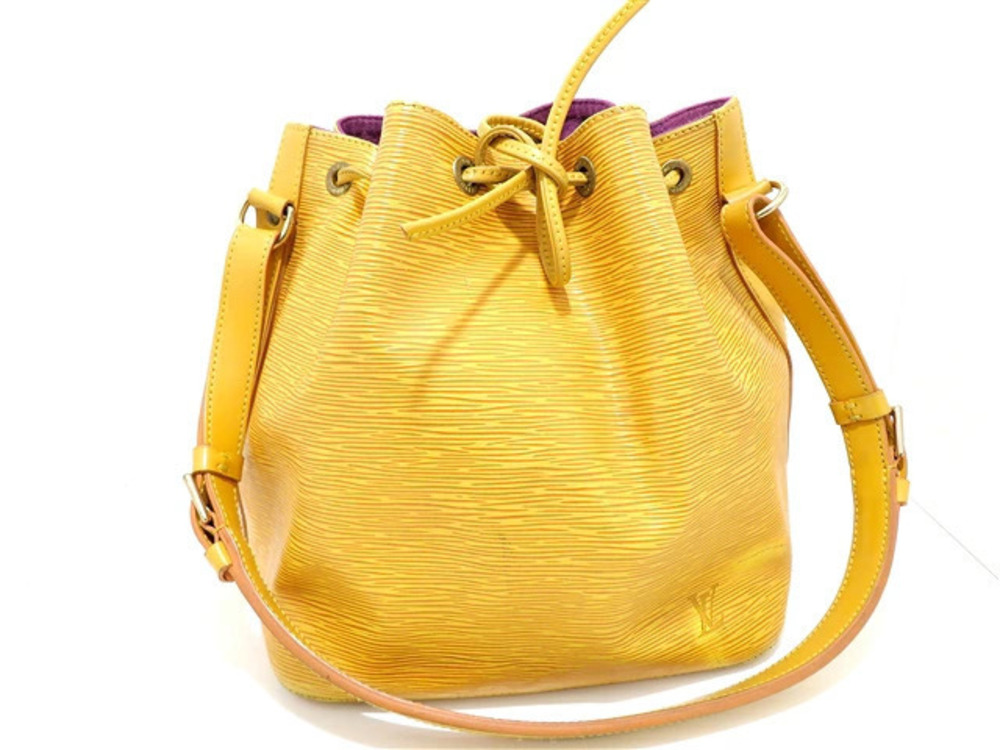 LOUIS VUITTON Noe Bag Shoulder Epi Tassili Yellow
